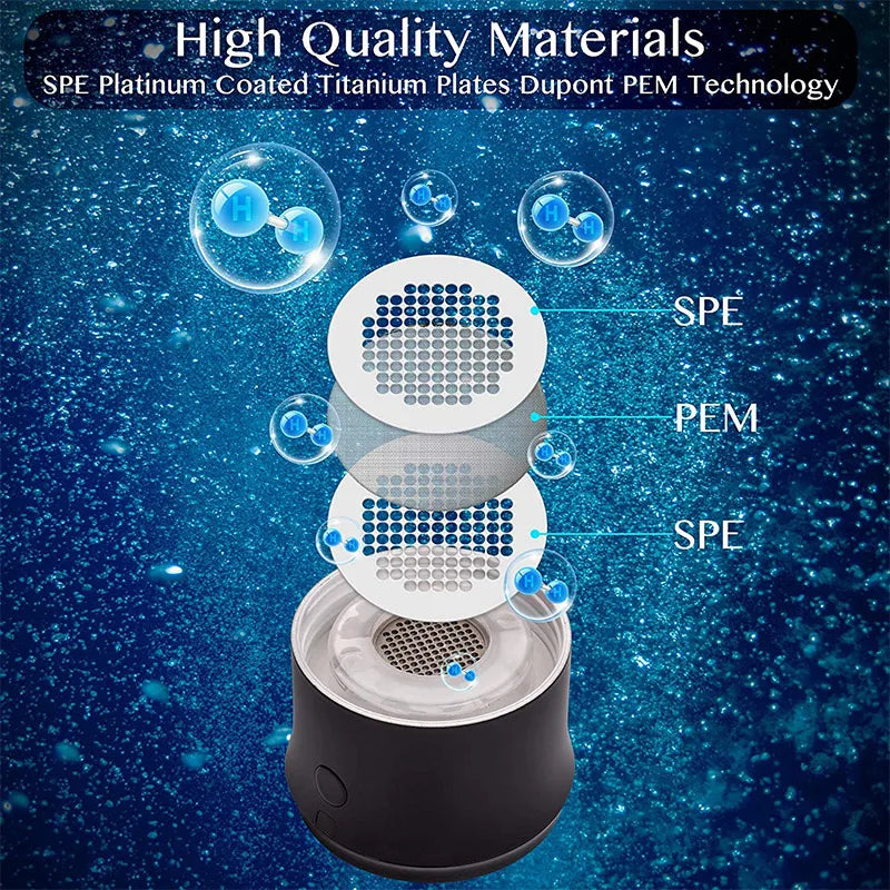 ORP Hydrogen Bottle Electric Water Filter Hydrogen Water Generator Water Bottle Ionizer Maker Hydrogen-Rich Water Antioxidants